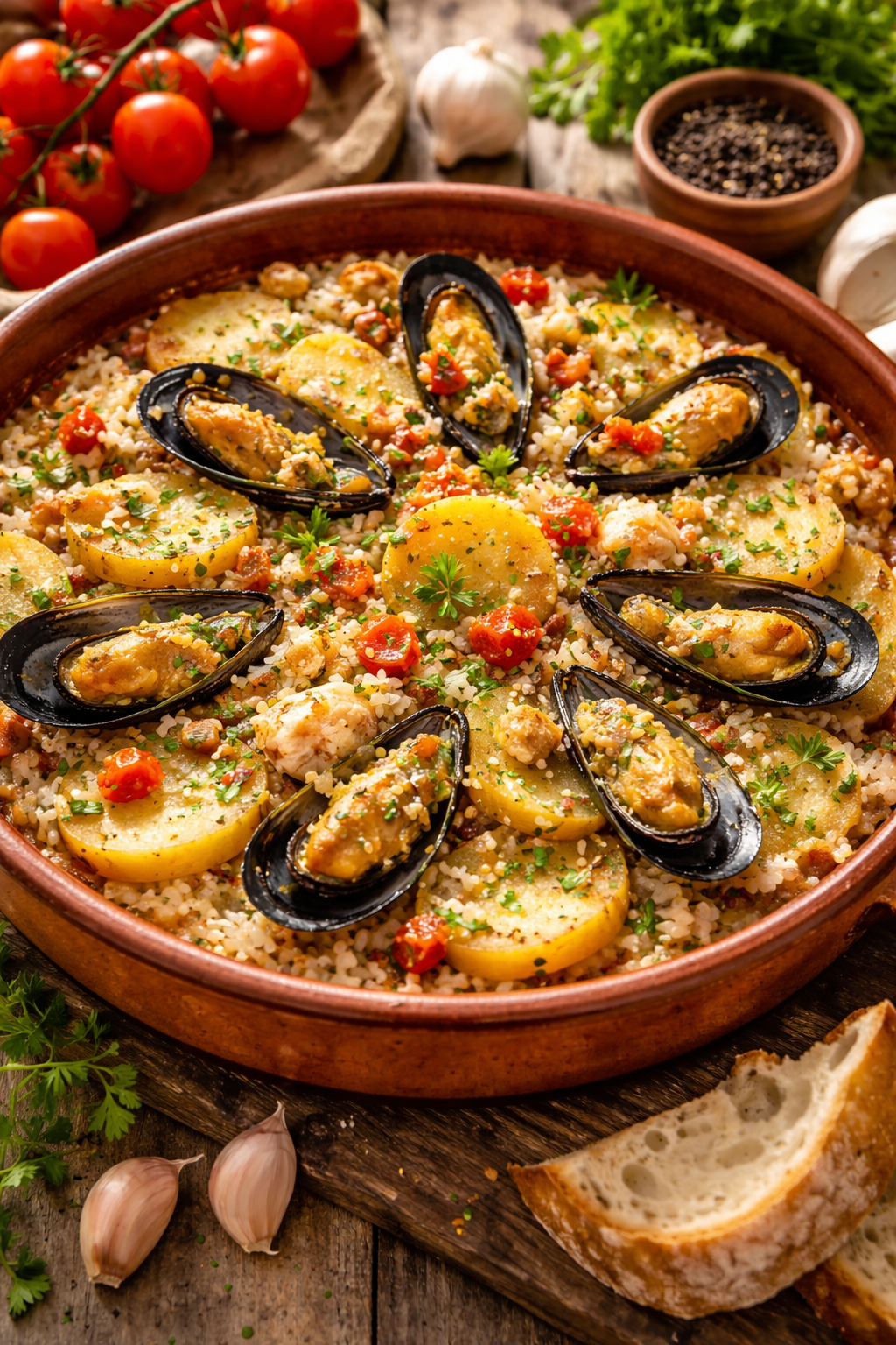 Riso Con Patate E Cozze