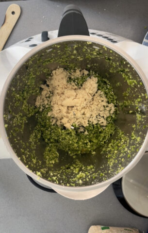 inglobare gli ingredienti