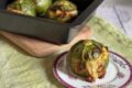 Zucchine tonde ripiene al forno filanti