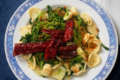 Orecchiette con cime di rapa e peperoni cruschi