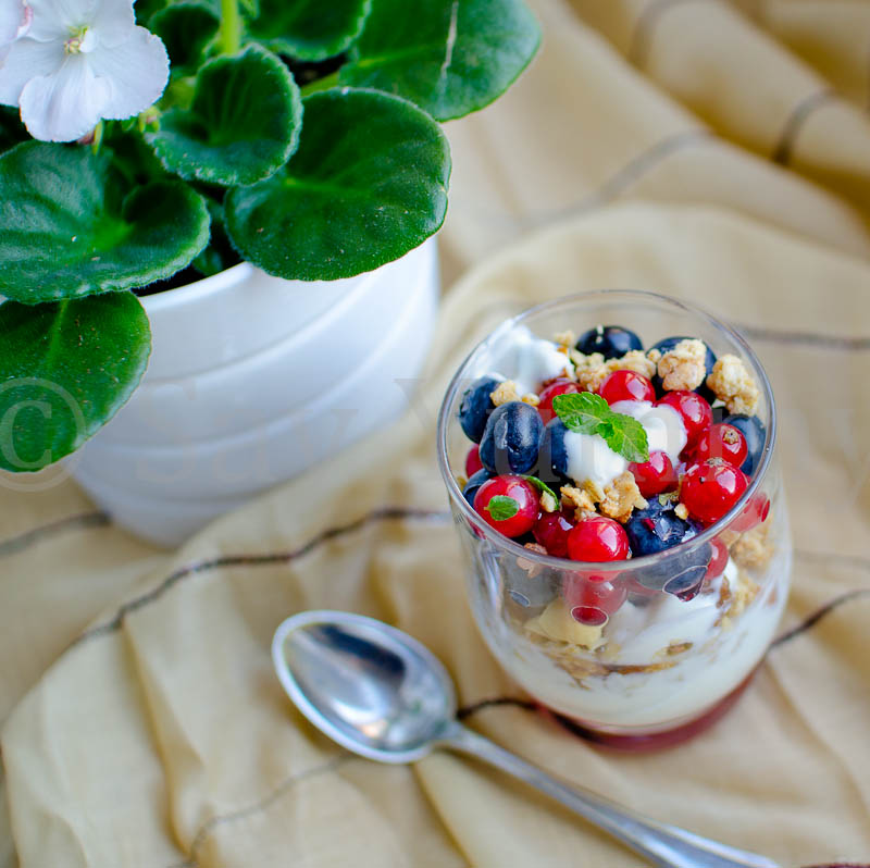 yogurt e miele ai frutti di bosco ricetta sayYummy