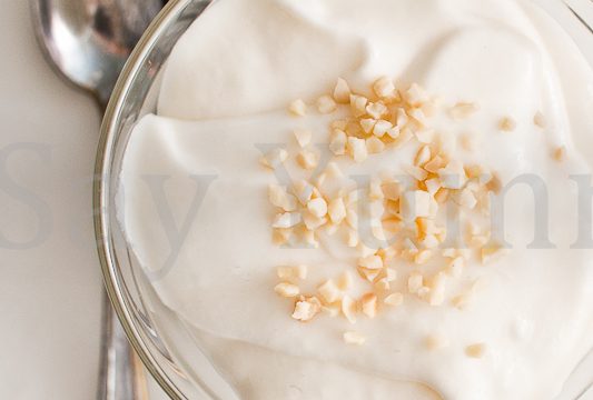 Mousse di cioccolato bianco – Ricetta dolce