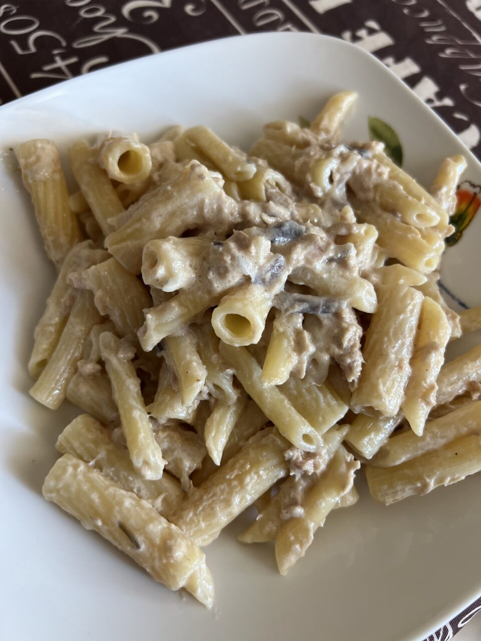 Pasta panna e tonno
