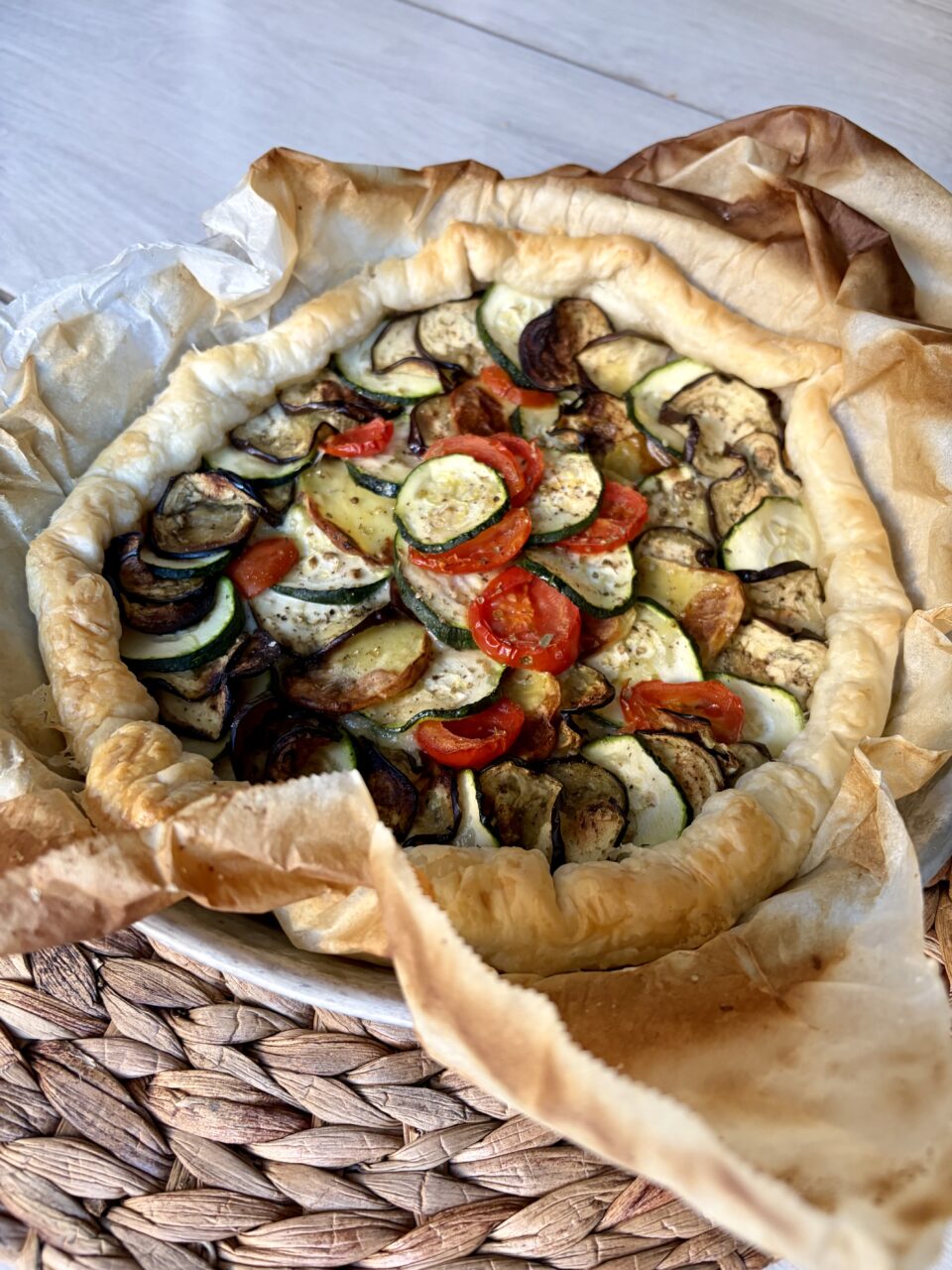 Torta salata ratatouille