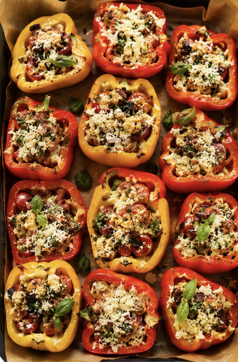 meal prep con i peperoni
