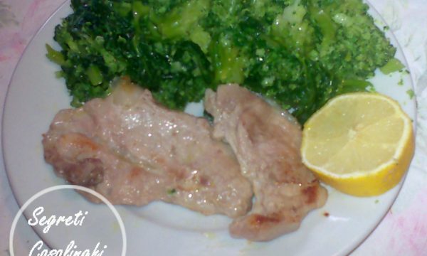 broccoli romani carne maiale