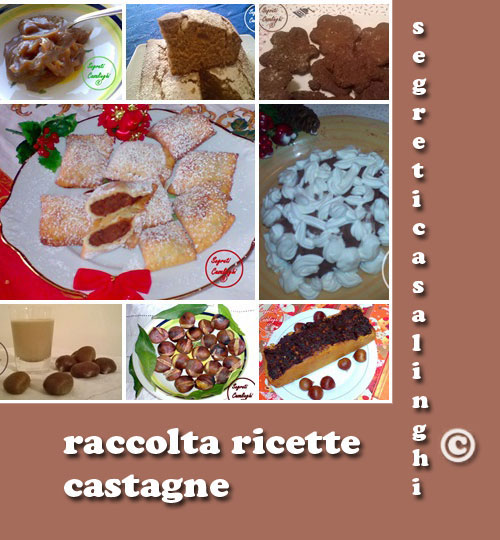 raccolta ricette castagne