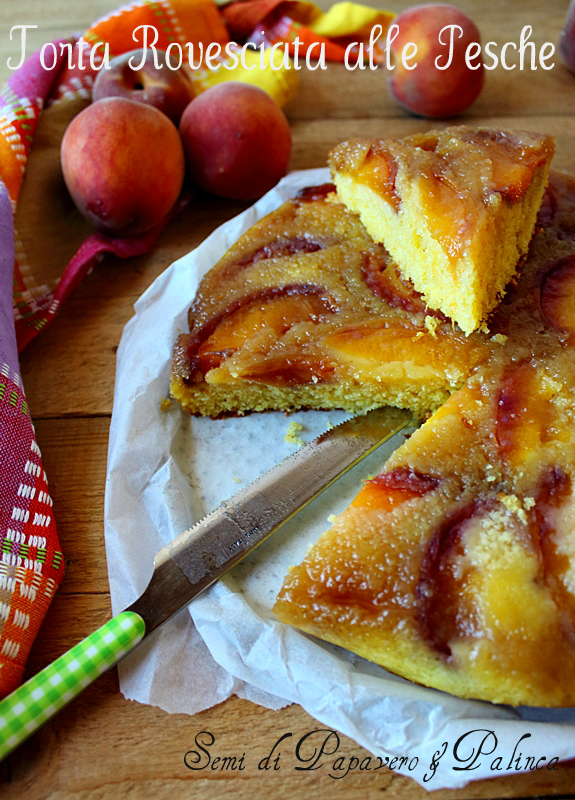 torta rovesciata alle pesche