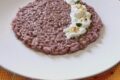 Riso rosa con burro, stracciatella e nocciole