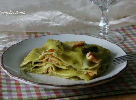 LASAGNE CON ASPARAGI E SALMONE LASAGNE CON ASPARAGI E SALMONE