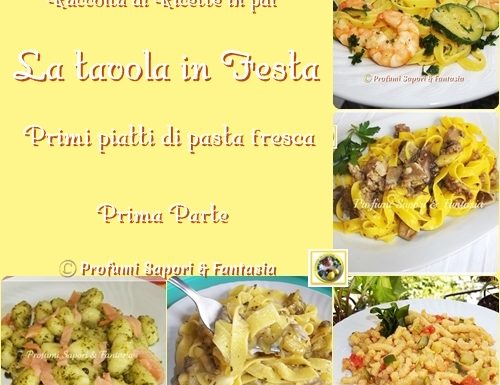 Raccolta di ricette in Pdf primi piatti di pasta fresca