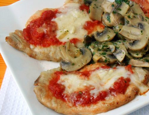 Scaloppine di lonza con funghi e gorgonzola