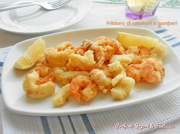 Frittura Di Calamari E Gamberi Profumi Sapori Fantasia