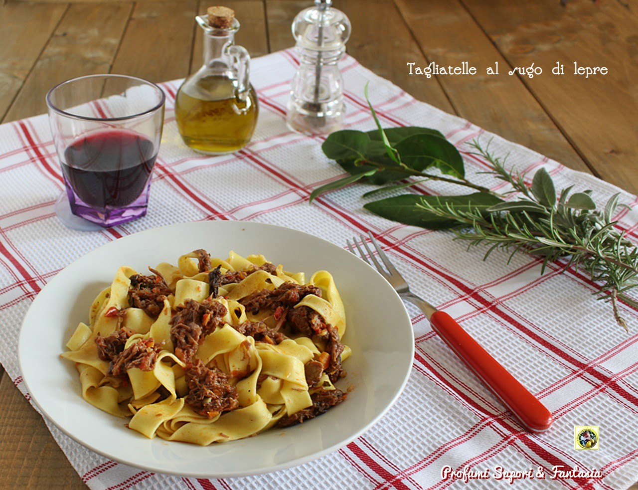 Tagliatelle al sugo di lepre