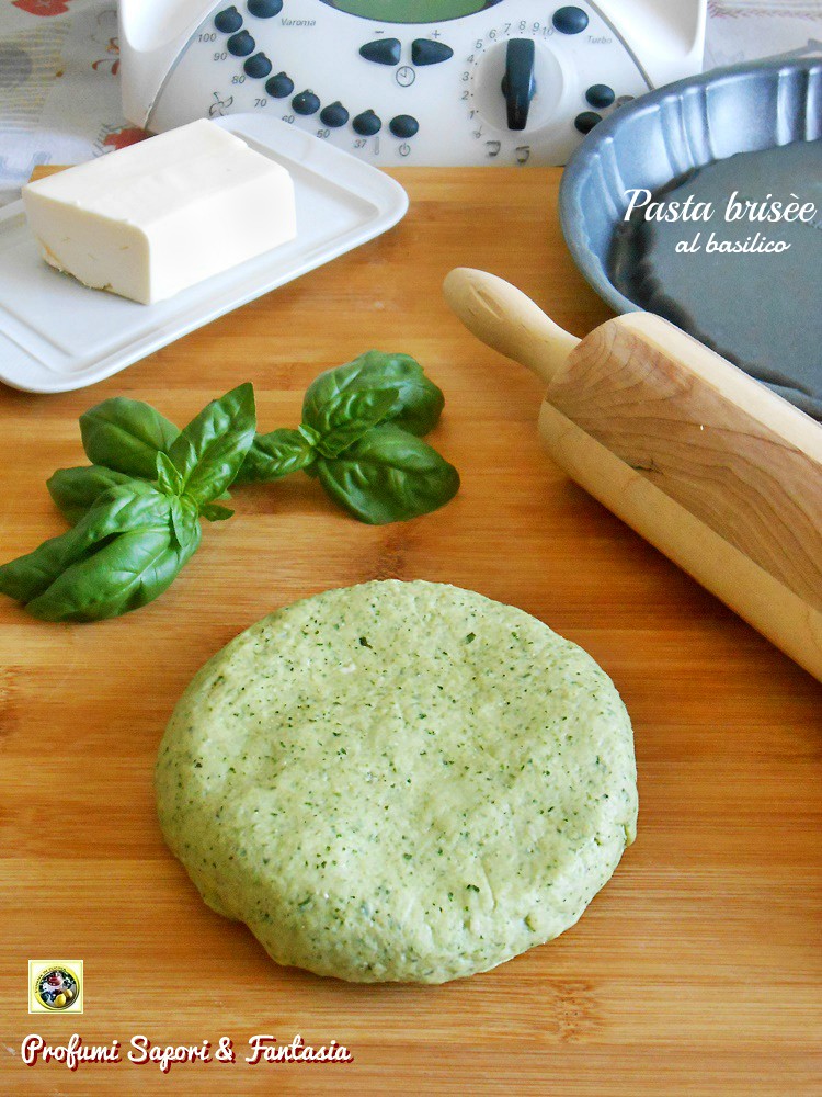 Pasta brisee al basilico
