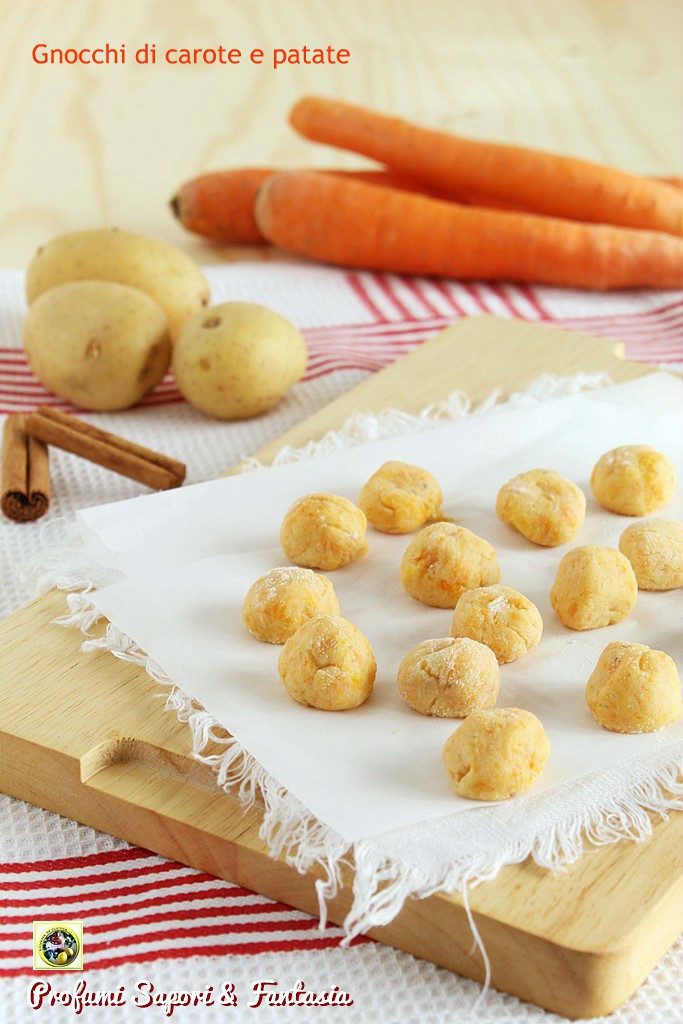 Gnocchi di carote e patate