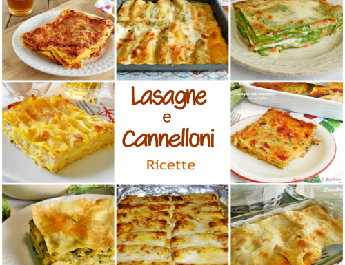 Lasagne e cannelloni raccolta di ricette