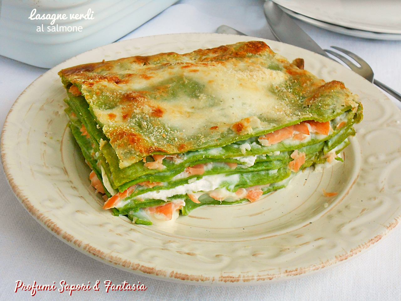 Lasagne verdi al salmone