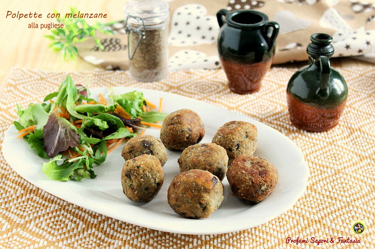 Polpette con melanzane alla pugliese
