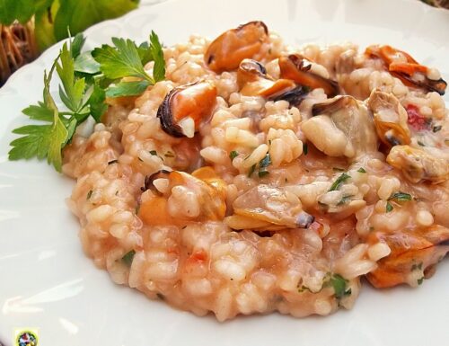 Risotto con cozze e vongole alla marinara