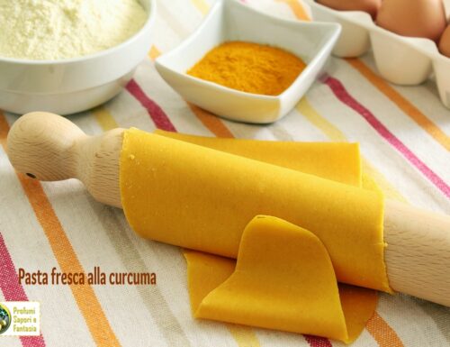 Pasta fresca alla curcuma