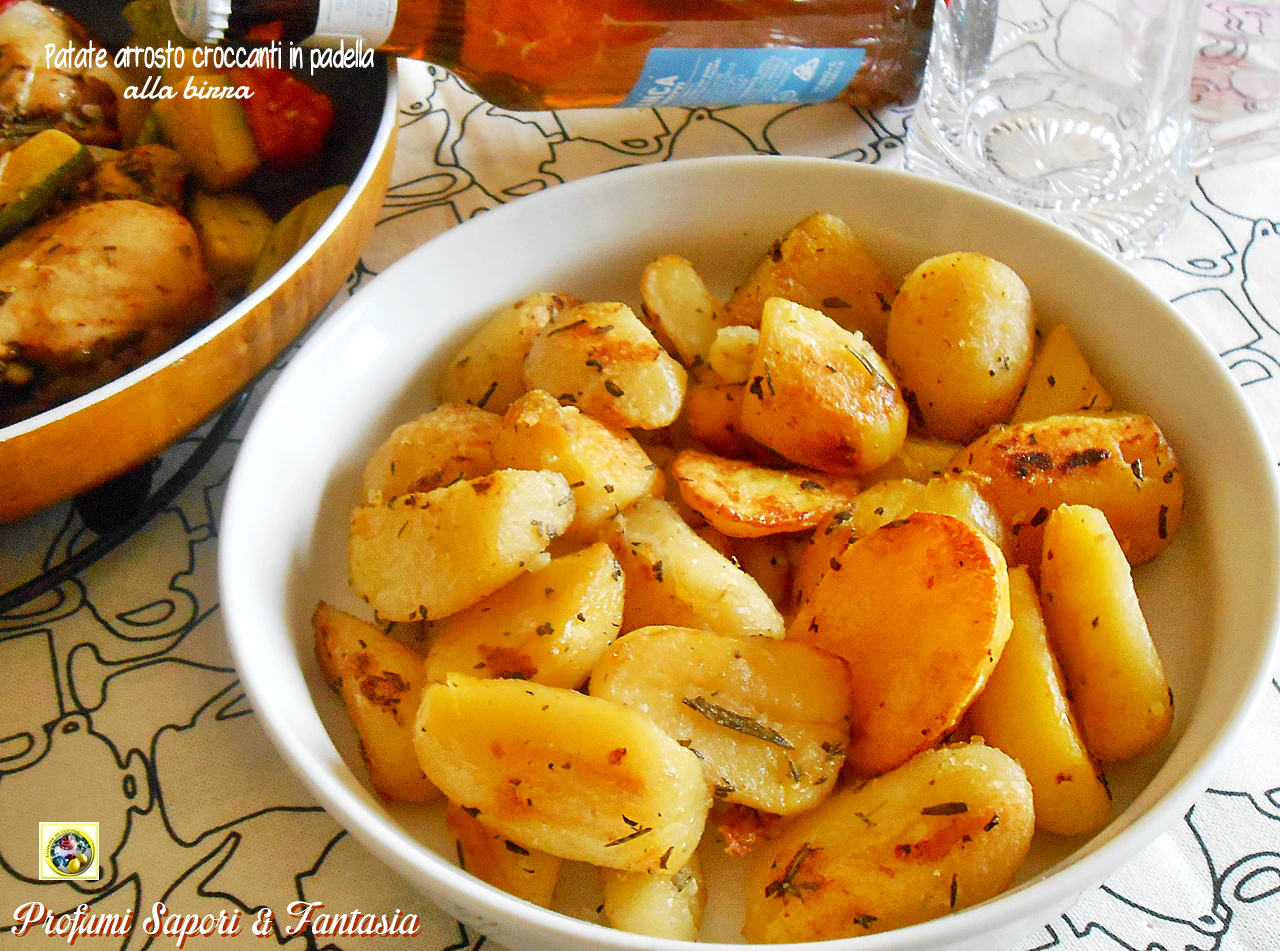 Patate arrosto croccanti alla birra