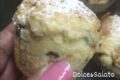 Muffin con gocce di cioccolato cotti in friggitrice ad aria
