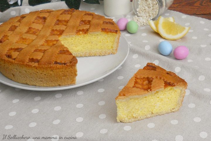 Pastiera di riso al limone