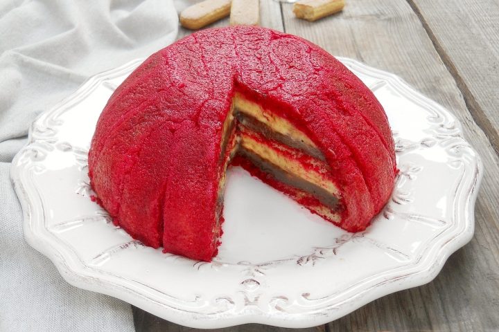 zuccotto di zuppa inglese oriz