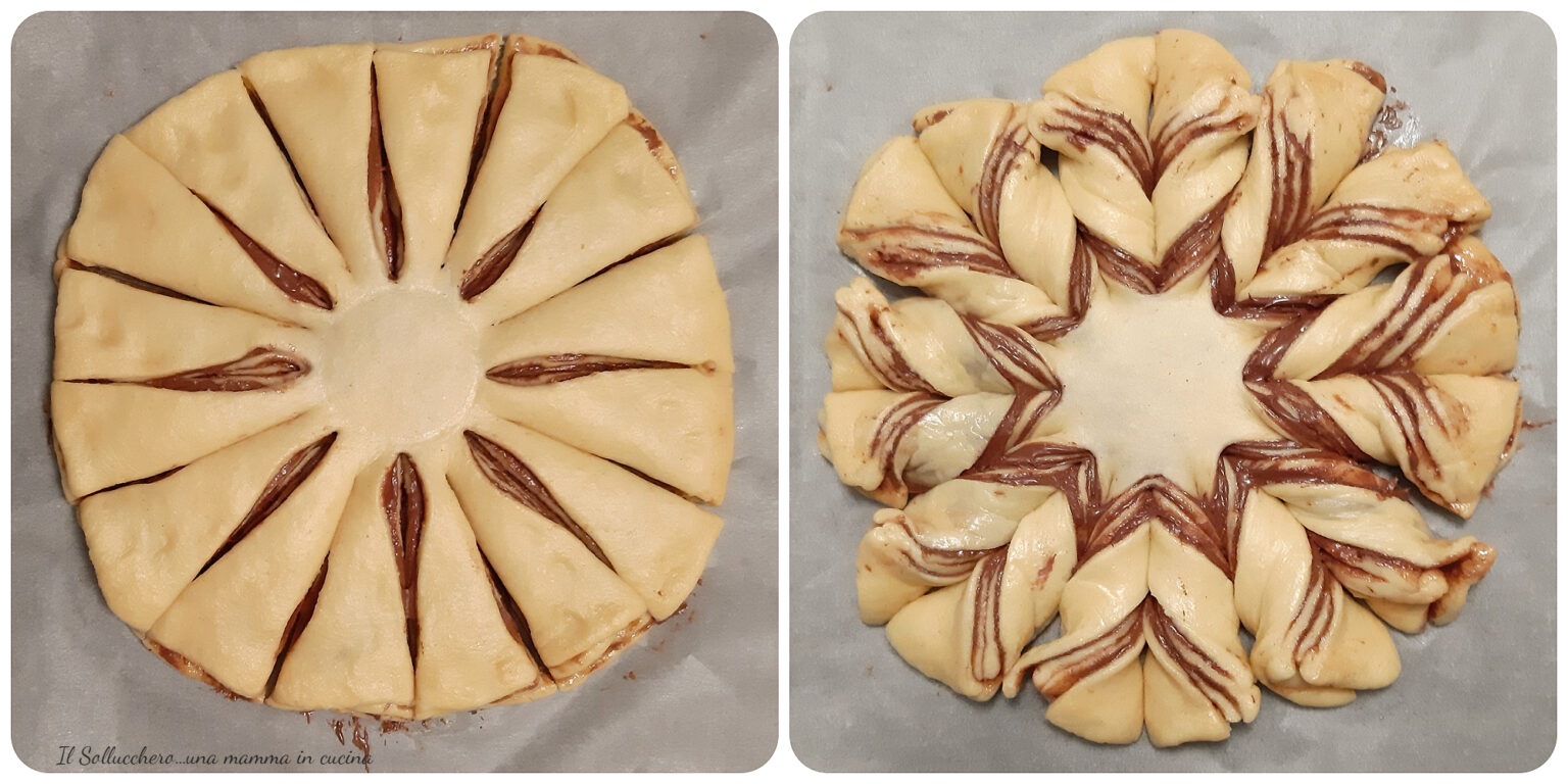 STELLA DI PAN BRIOCHE ALLA NUTELLA, facile e sofficissima!