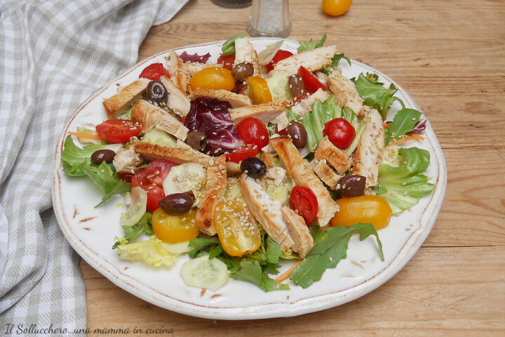 insalata di pollo oriz