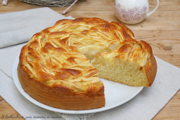 torta 5 minuti mele e arancia oriz