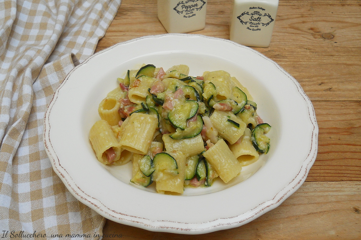 Pasta Zucchine E Pancetta Cremosa E Saporita Ricetta Facile