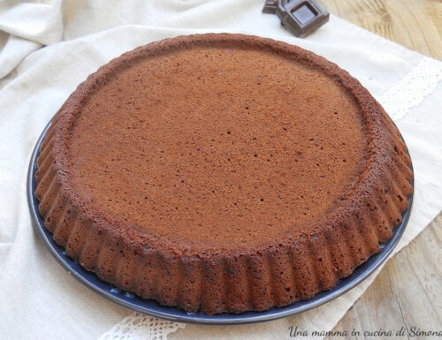 Crostata morbida al cioccolato, ricetta base per stampo furbo