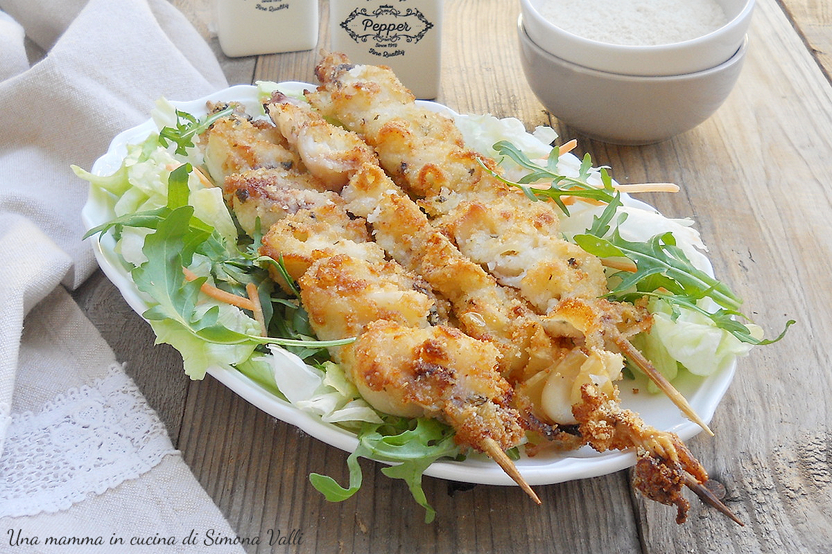 spiedini di calamari
