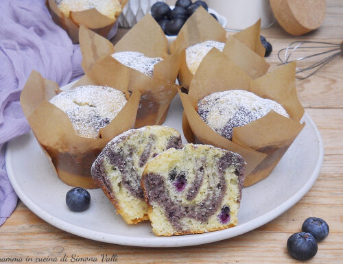 Muffin paradiso ai mirtilli