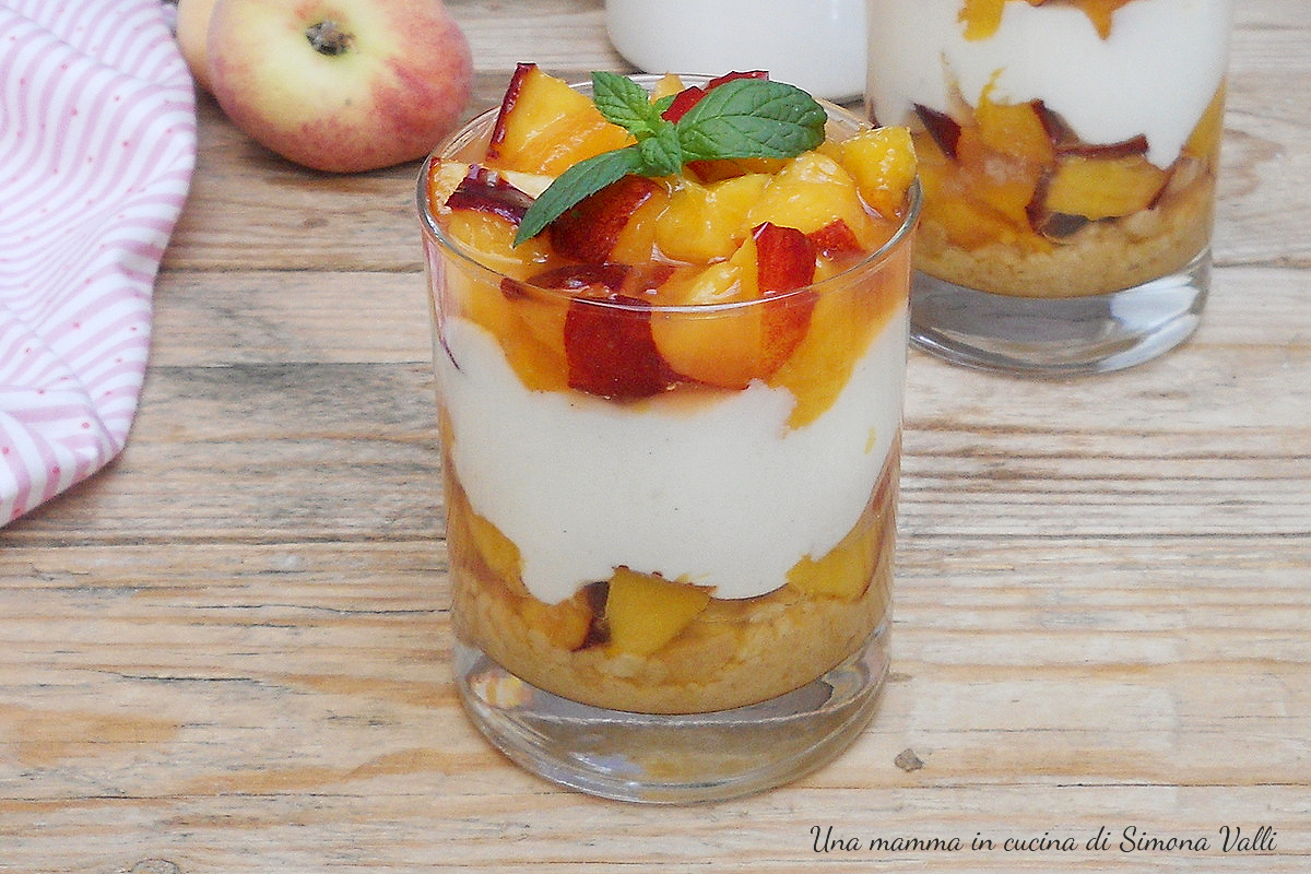 cheesecake alle pesche oriz