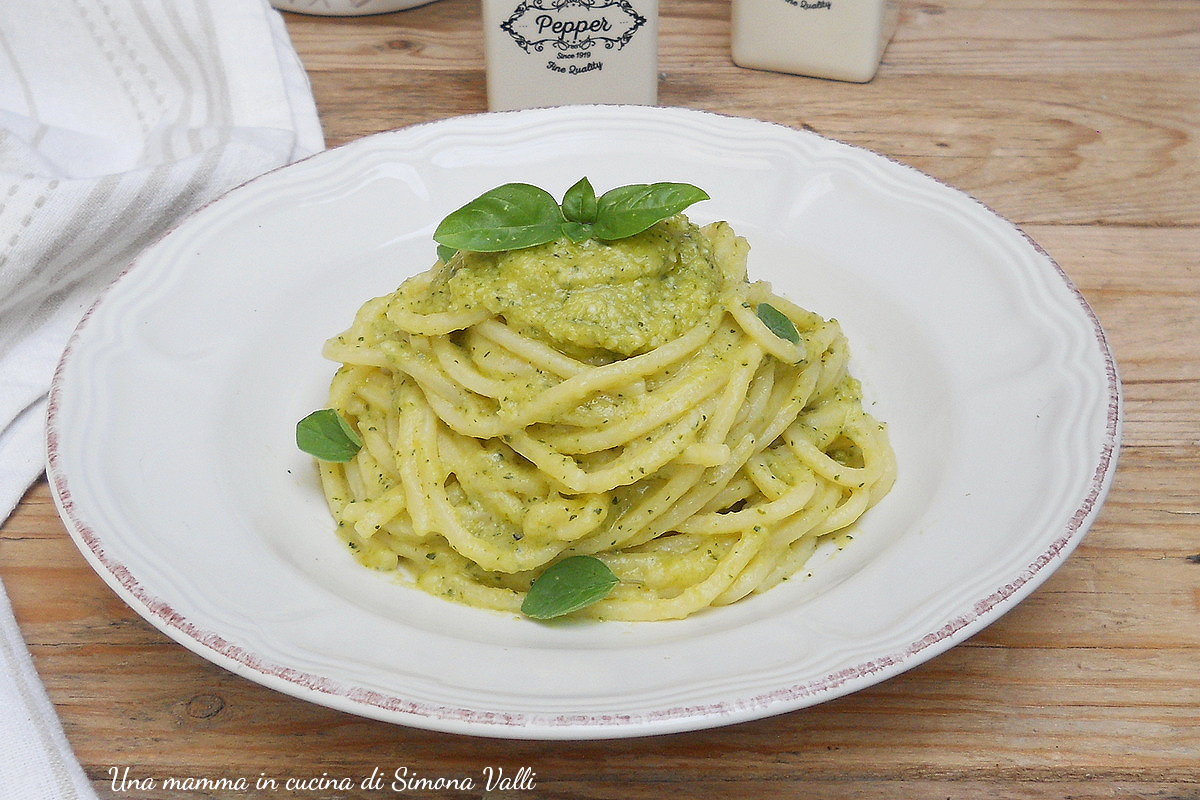 pasta con crema di zucchine
