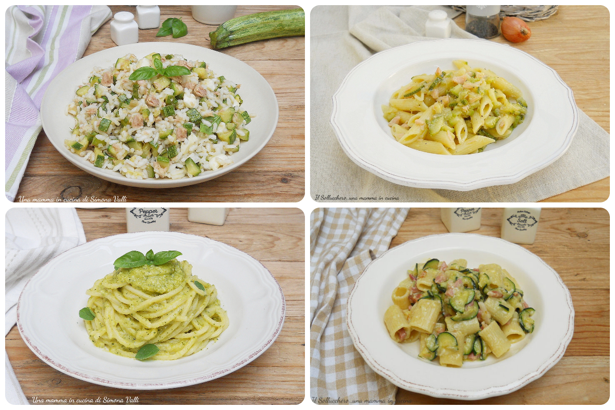 5 primi con le zucchine veloci e sfiziosi