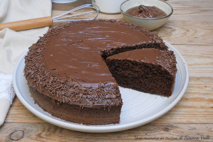 torta 5 minuti alla nutella