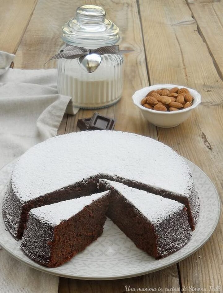 torta caprese di Sal de Riso vert