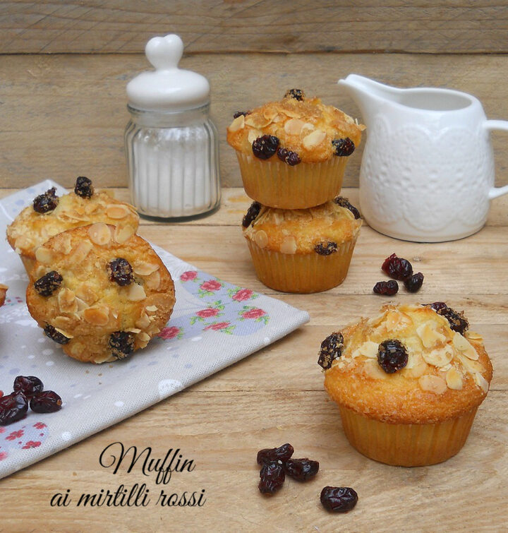 muffin ai mirtilli rossi vert
