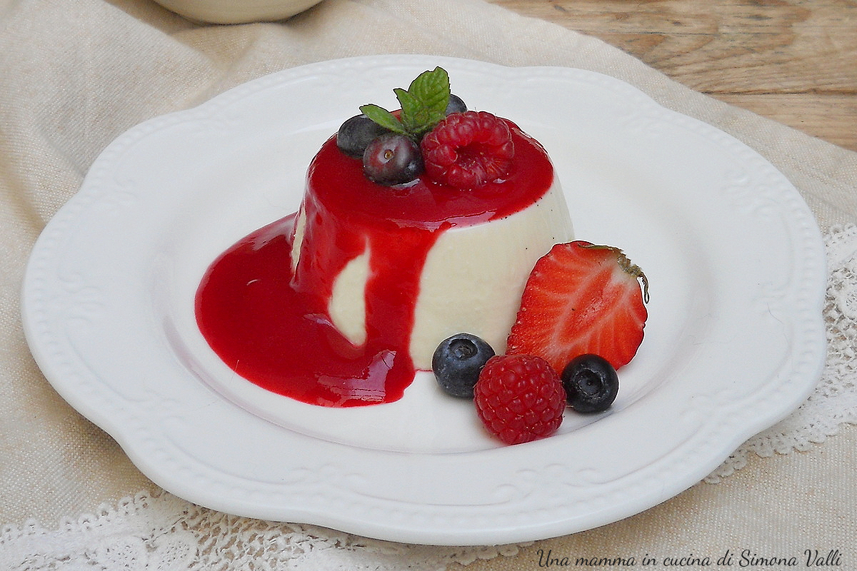 panna cotta oriz