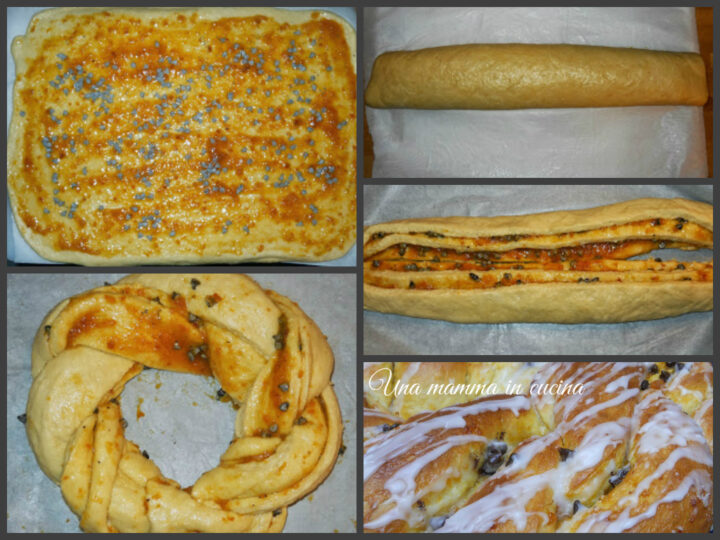 collage procedimento torta Angelica