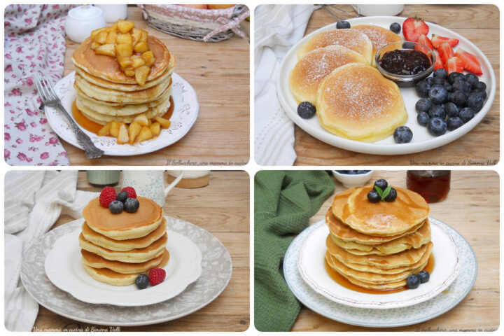 PANCAKE ALTI E SOFFICISSIMI deliziose frittelle morbide che si possono realizzare in tantissime varianti. 8 Ricette facili e veloci