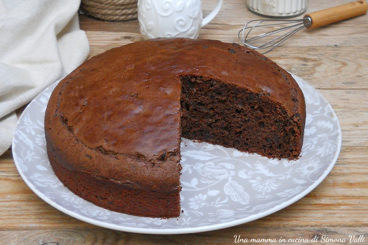 torta al cioccolato veloce e morbidissima