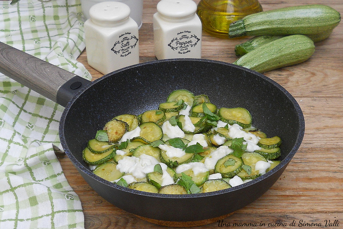 zucchine con mozzarella oriz