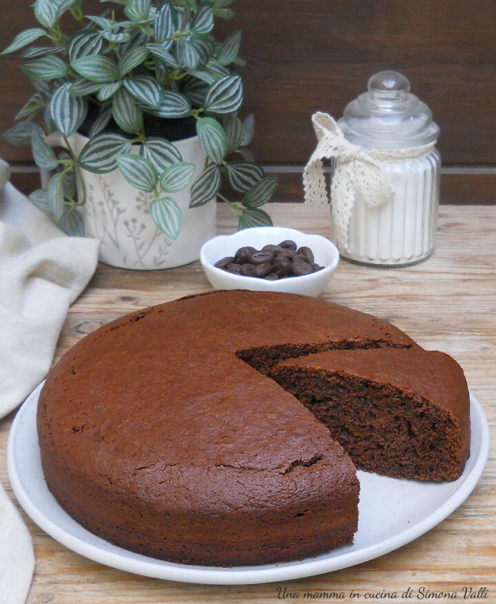 Torta 5 minuti al cacao e caffè facile e sofficissima. Si prepara in una sola ciotola senza montare nulla, perfetta per la colazione