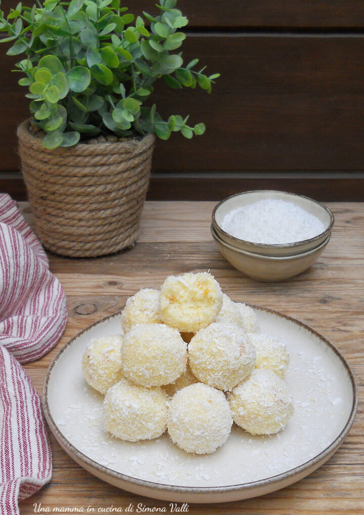 tartufini cocco e ananas vert
