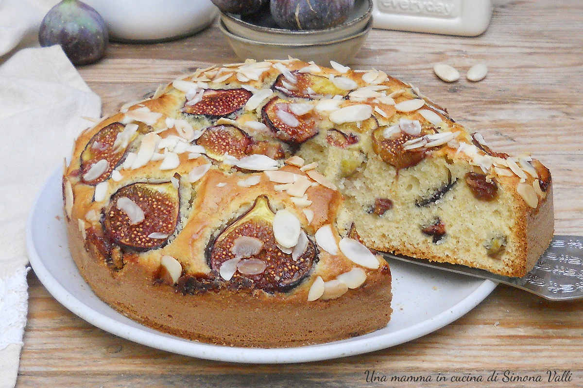torta di fichi e mandorle oriz